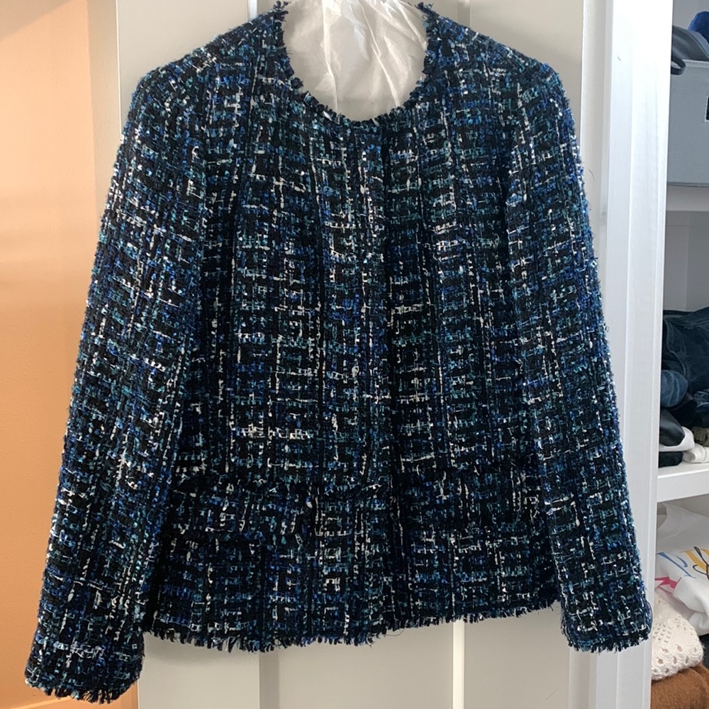 Ann Taylor tweed blazer